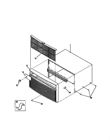 Cabinet front, wrapper
