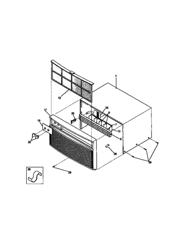 Cabinet front, wrapper