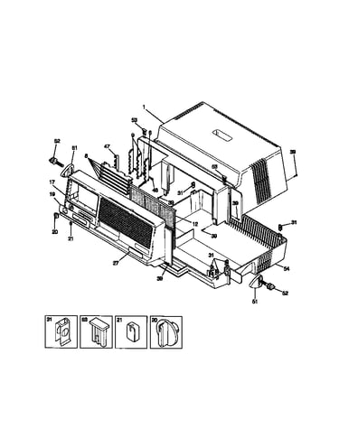 Cabinet front, wrapper