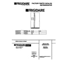 Frigidaire FRS22WPCW0 front cover diagram