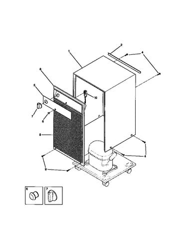 Cabinet front and wrapper