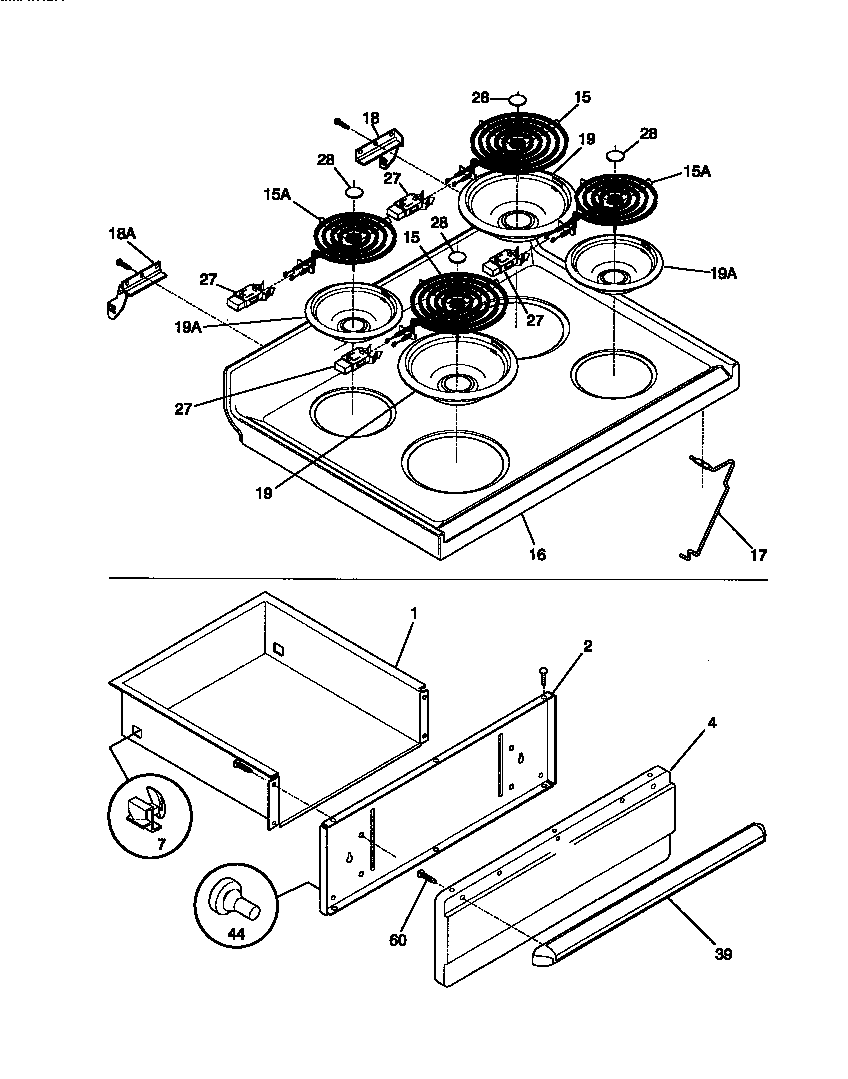 Top/drawer