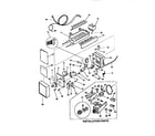 Universal/Multiflex (Frigidaire) MRT21TNBW1 ice maker components and installation parts diagram