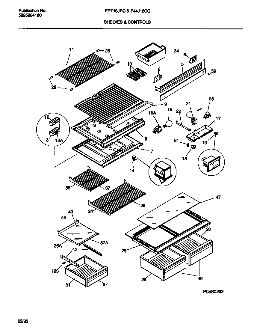 SHELVES & CONTROLS