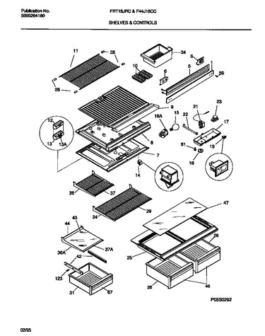 Shelves & controls