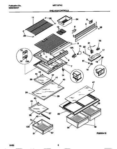 Shelves/controls