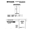 Universal/Multiflex (Frigidaire) MRS24WSBD0 cover diagram