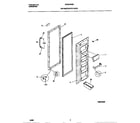 Universal/Multiflex (Frigidaire) MRS24WSBW0 refrigerator door diagram