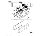 Universal/Multiflex (Frigidaire) MEF300PBWC top/drawer diagram