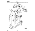 Universal/Multiflex (Frigidaire) MRT15DRCW0 cabinet diagram