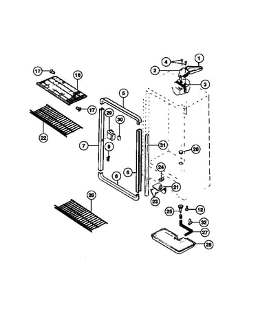 Shelves, breakers