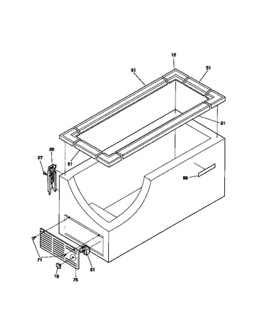 Cabinet, control, shelves