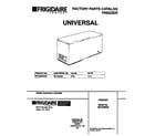 Universal/Multiflex (Frigidaire) MFC05M3BW2 cover page diagram