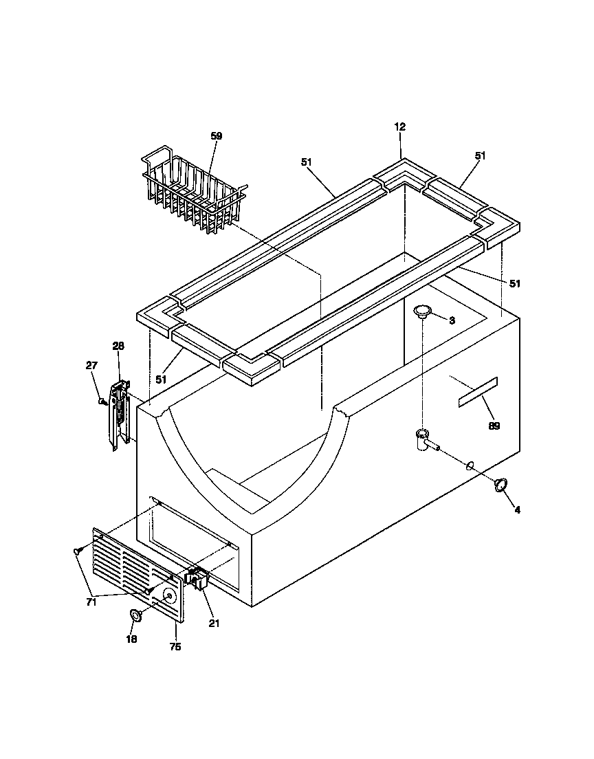 Cabinet, control, shelves