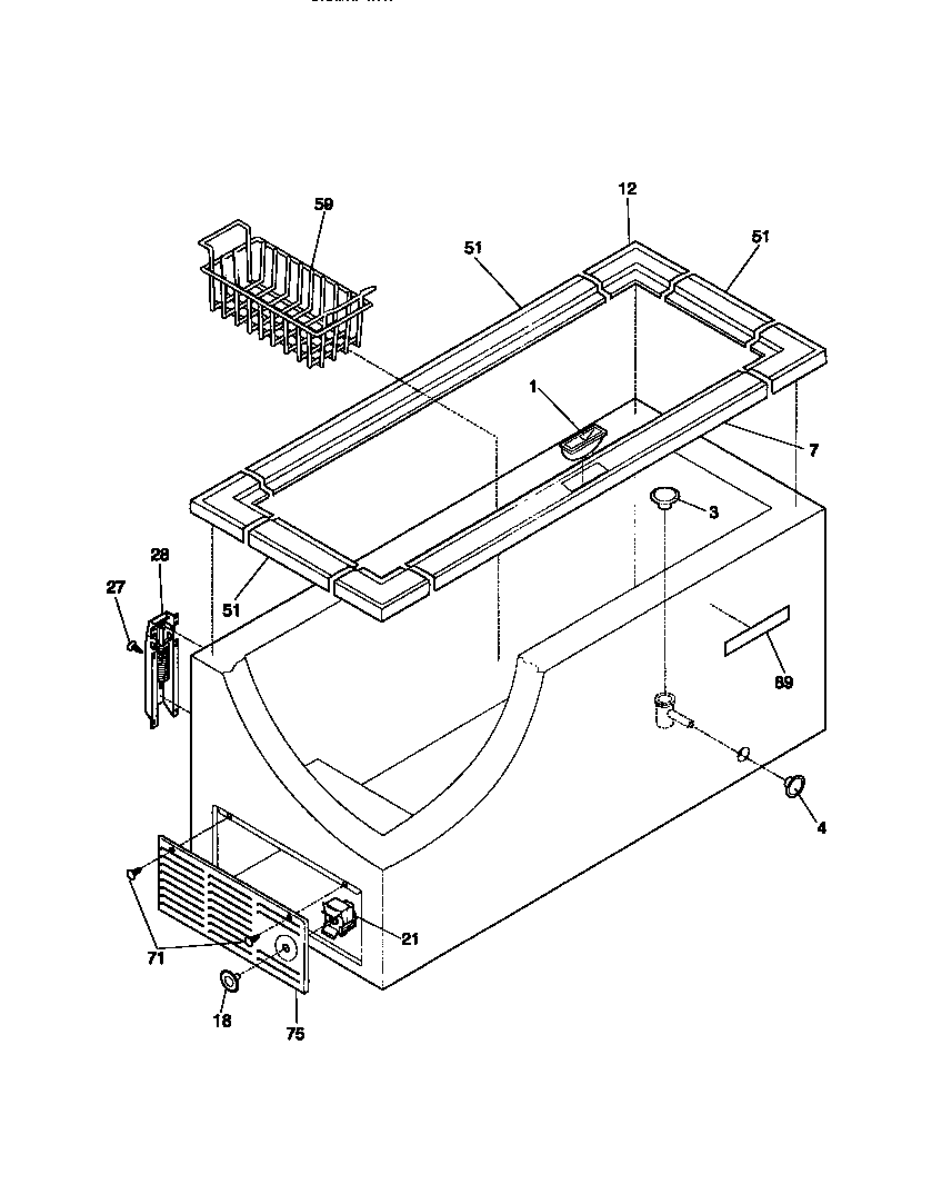 CABINET/CONTROL/SHELVES