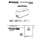 Universal/Multiflex (Frigidaire) MFC09M6BW2 cover page diagram