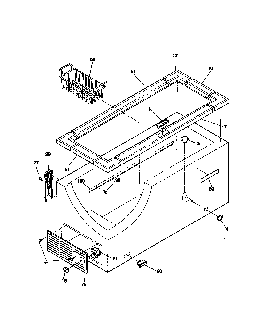 Cabinet, control, shelves