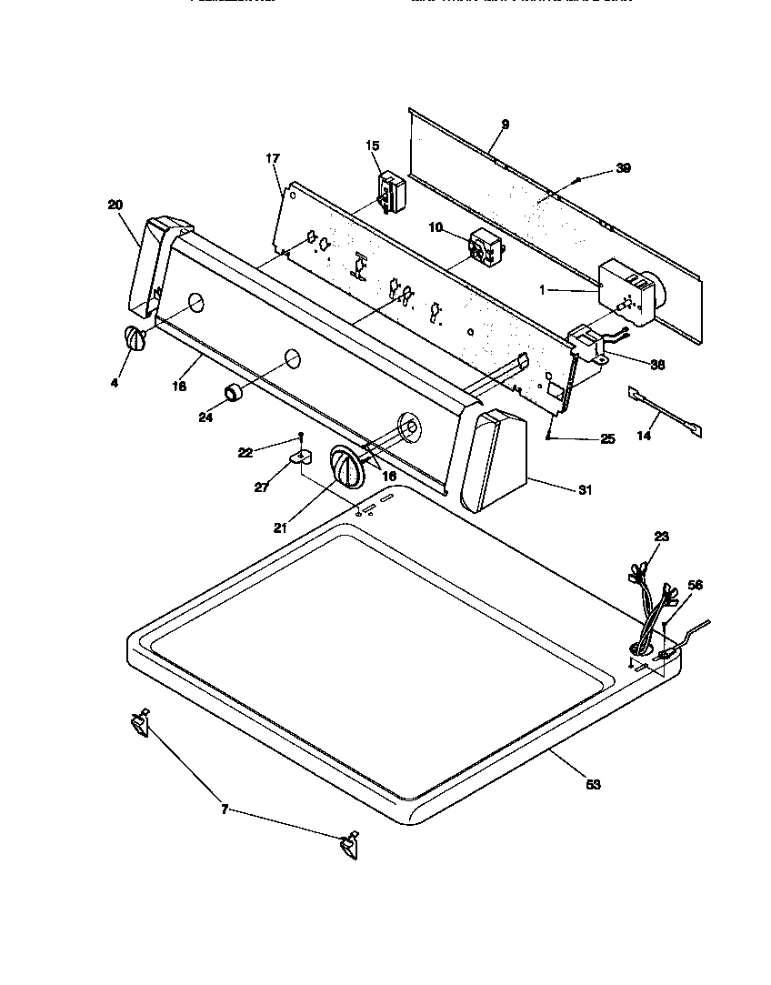 CONTROLS/TOP PANEL