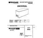 Universal/Multiflex (Frigidaire) MFC05M0BW2 cover page diagram