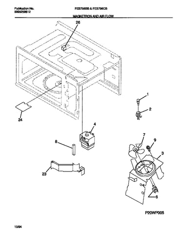 Magnetron and air flow