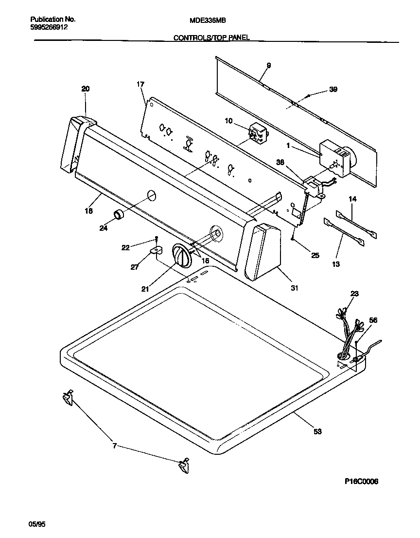 Controls/top panel