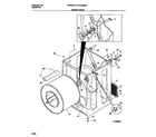 Frigidaire FDG336LBS1 cabinet/drum diagram