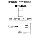 Frigidaire FRT18TNCW0 cover page diagram