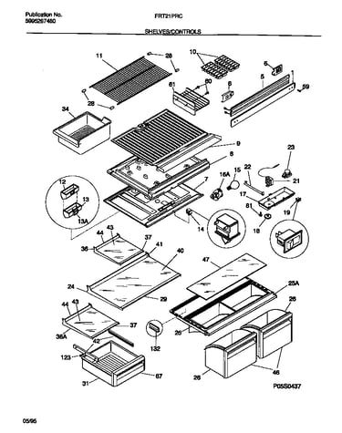 Shelves/controls