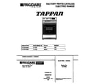 Tappan 31-2752-23-03 cover diagram
