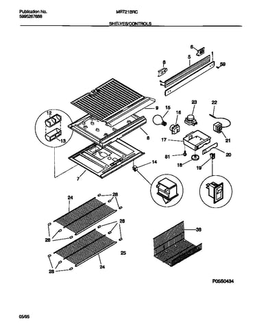 Shelves/controls
