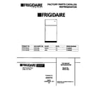 Frigidaire FRT21TSCD0 cover page diagram