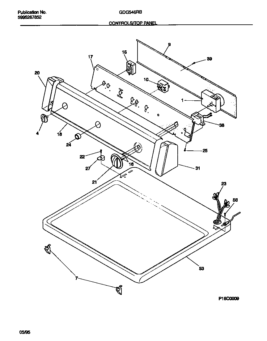 Controls/top panel