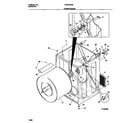 White-Westinghouse WDG546RBS0 cabinet/drum diagram