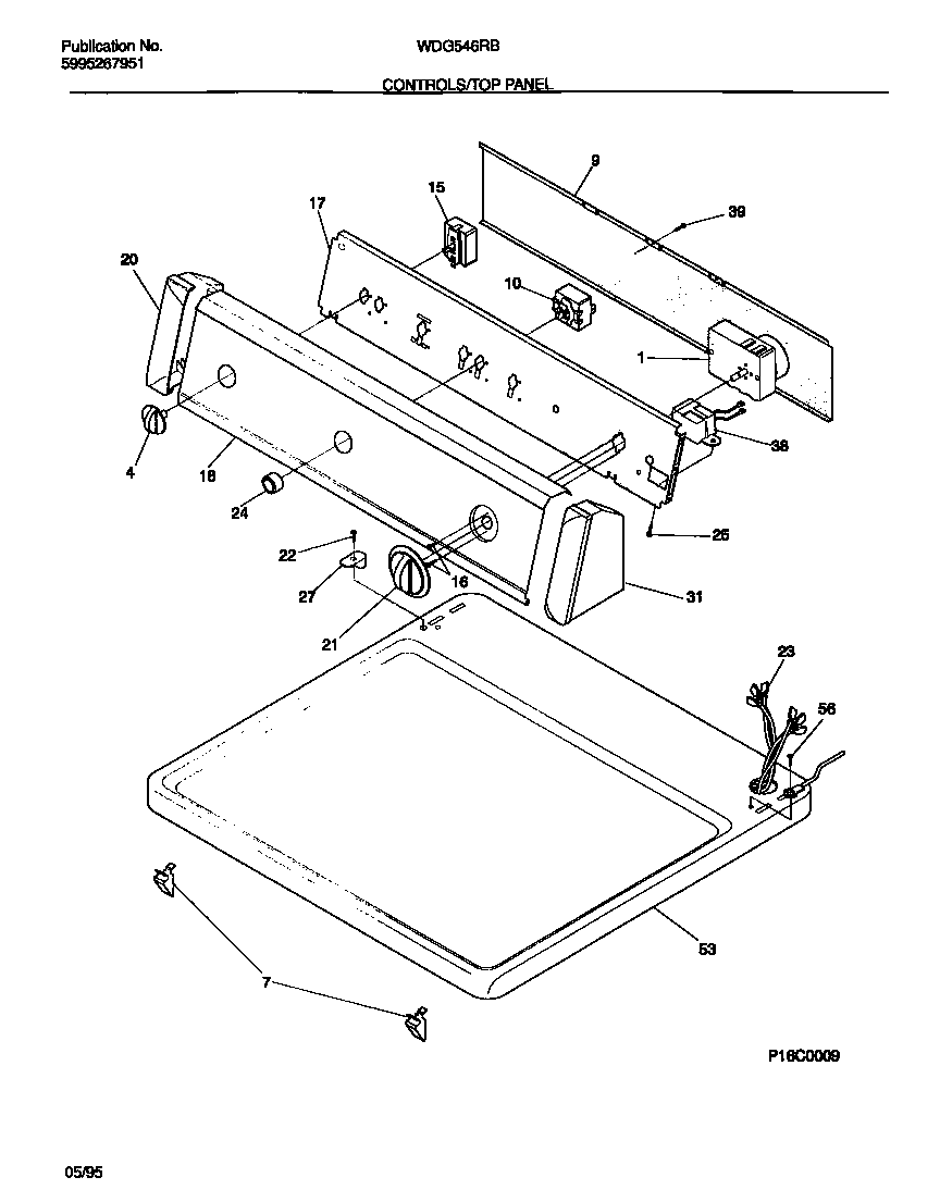 Controls/top panel