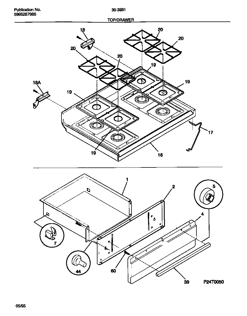 Top/drawer