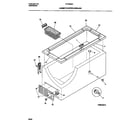 Frigidaire FFC05M5CW1 cabinet/control/shelves diagram