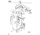 White-Westinghouse WRT16CGCY0 cabinet diagram
