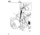 Frigidaire FDG747RBS1 cabinet/drum diagram