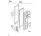 Universal/Multiflex (Frigidaire) MRS22WNCD0 freezer door diagram