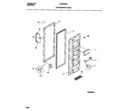 Universal/Multiflex (Frigidaire) MRS22WNCD0 refrigerator door diagram