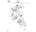 Universal/Multiflex (Frigidaire) MRS22WNCW0 ice container/drive diagram