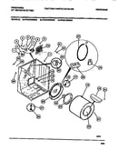 Cabinet, drum, heater assembly