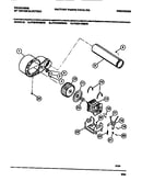 Motor, fan housing, exhaust duct