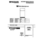 White-Westinghouse WRT21JRCZ0 cover page diagram