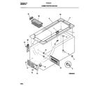 Frigidaire F81M187CW0 cabinet/control/shelves diagram