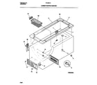Frigidaire F81M207CW0 cabinet/control/shelves diagram