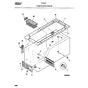 Frigidaire F81M207CW0 cabinet/control/shelves diagram