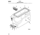 Universal/Multiflex (Frigidaire) MFC05M3B cabinet/control/shelves diagram