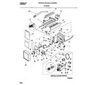 White-Westinghouse WRS26WICW0 ice maker diagram