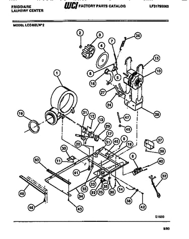 Dryer-motor, blower, belt